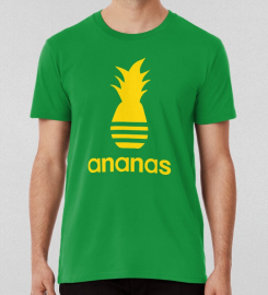 Ananas Parody Logo In Pineapple Yellow T-shirt