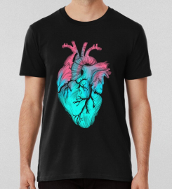 Anatomical Ice Lolly Heart T-shirt