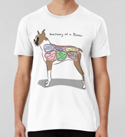 Anatomy Of A Boxer T-shirt