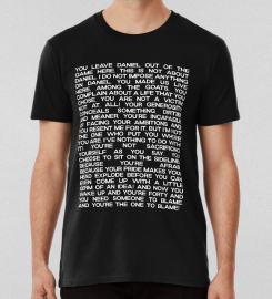 Anatomy Of A Fall Monologue Movie Ver T-shirt