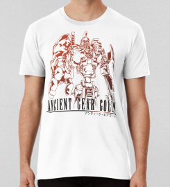 Ancient Gear Golem In Final Fantasy Style T-shirt